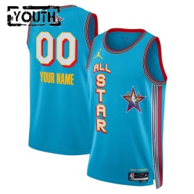 All-Star 2025 Custom Jordan Sininen Lasten Pelipaidat Swingman